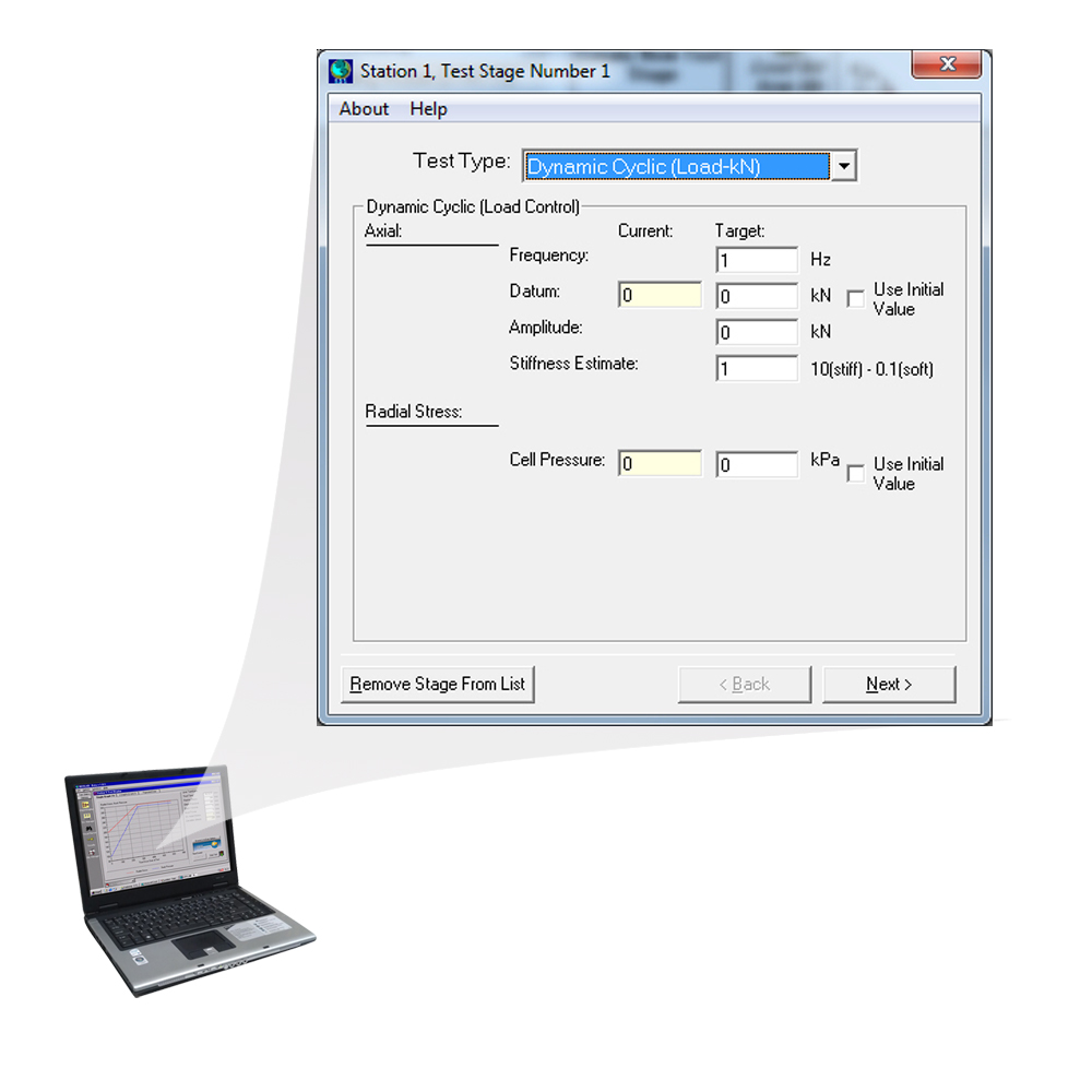 Optional Test Module 9: Dynamic Triaxial Tests - Software - Soil Testing Equipment